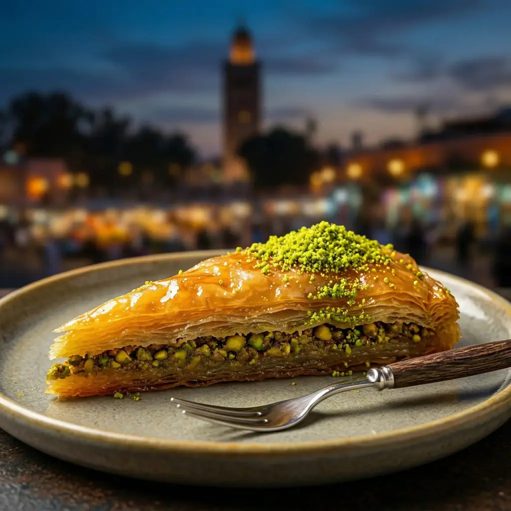 Triangular Baklava at Crepe Koutoubia 26